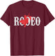 Bull Riding Rodeo Western Country Bull Rider Gift T-Shirt - T-Shirt | Maroon