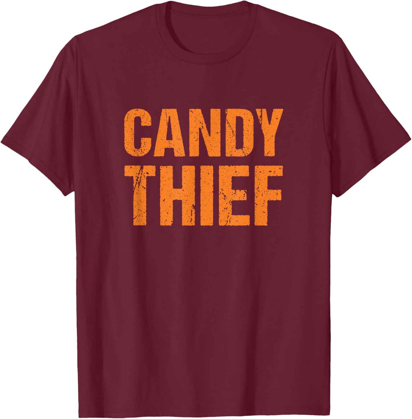 Halloween Costume Shirt Candy Thief T-Shirt - T-Shirt | Maroon