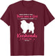 Girl Loves Keeshond Dog Pet Gift Women Mom Dad Him T-Shirt - T-Shirt | Maroon