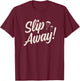 Slip Away! Vintage Paratrooper T-Shirt - T-Shirt | Maroon