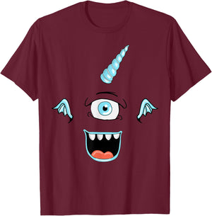 Purple People Eater Monster Halloween Costume T-Shirt - T-Shirt | Maroon