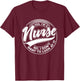 Yes I'm A Nurse, NO, I Don't Want to Look at It, Nurses T-Shirt - T-Shirt | Maroon