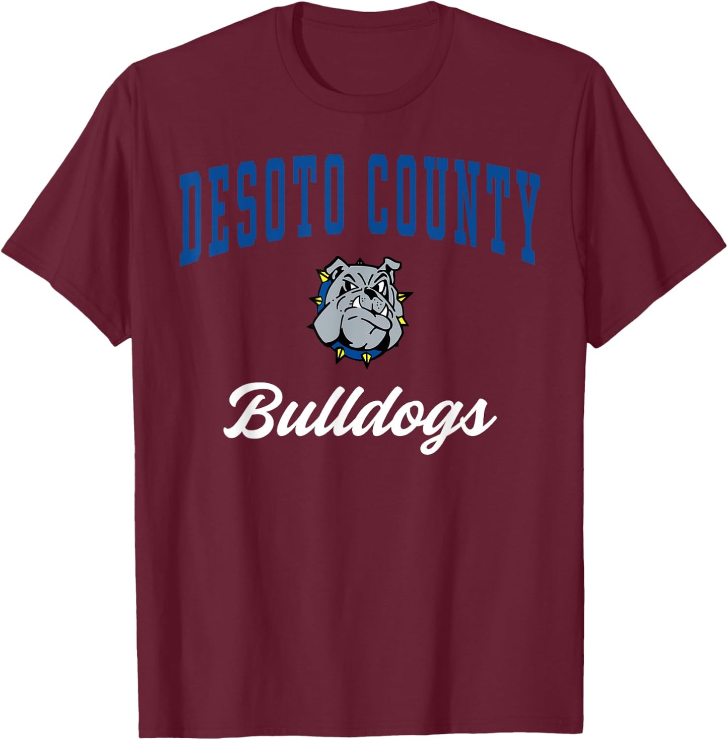 DeSoto County High School Bulldogs C3 T-Shirt - T-Shirt | Maroon