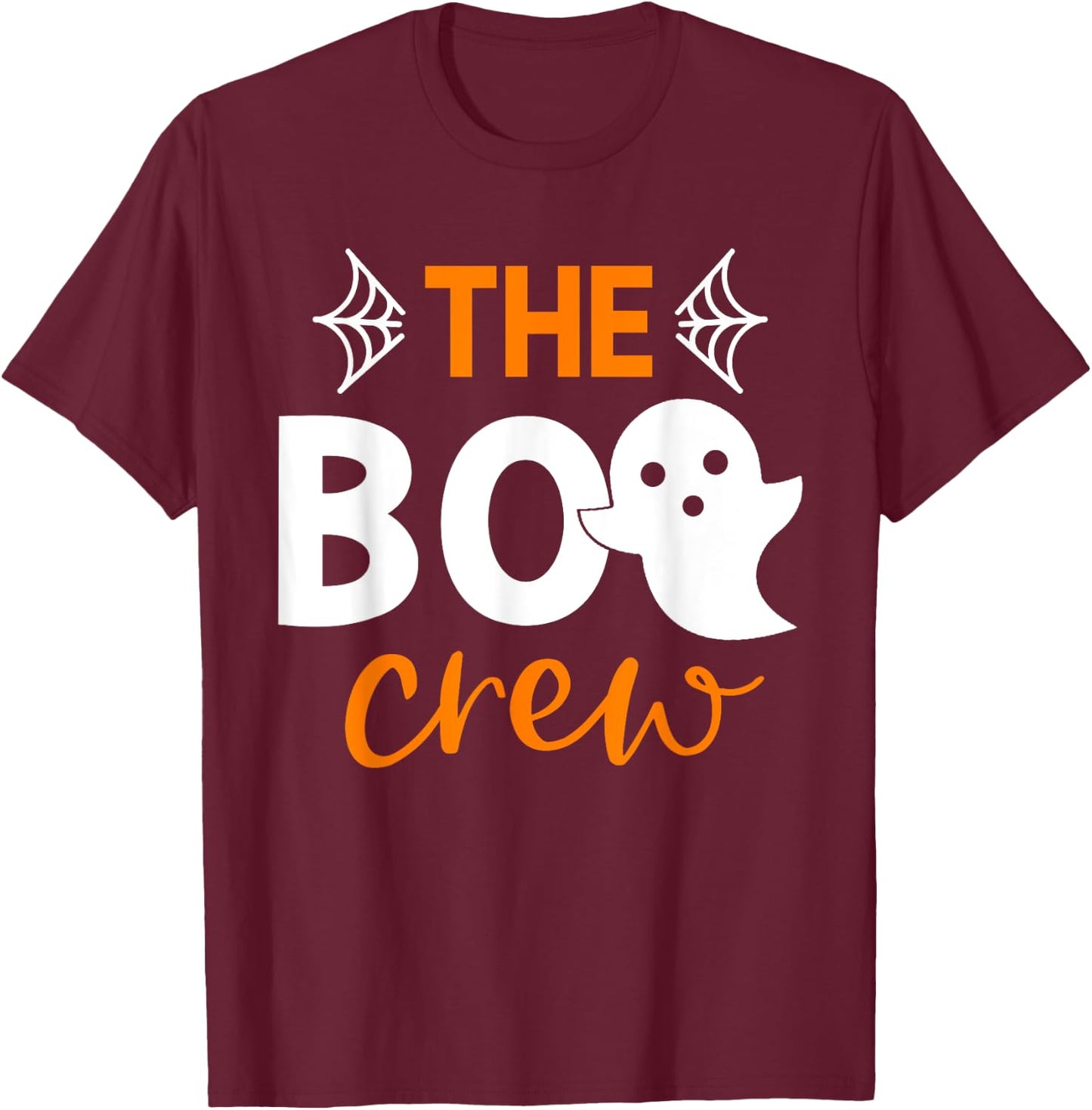 The Boo Crew Shirt Matching Halloween Family Shirts Pajamas T-Shirt - T-Shirt | Maroon