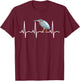 Green Heron Shirt - Green Heron Birder Gift T-Shirt - T-Shirt | Maroon