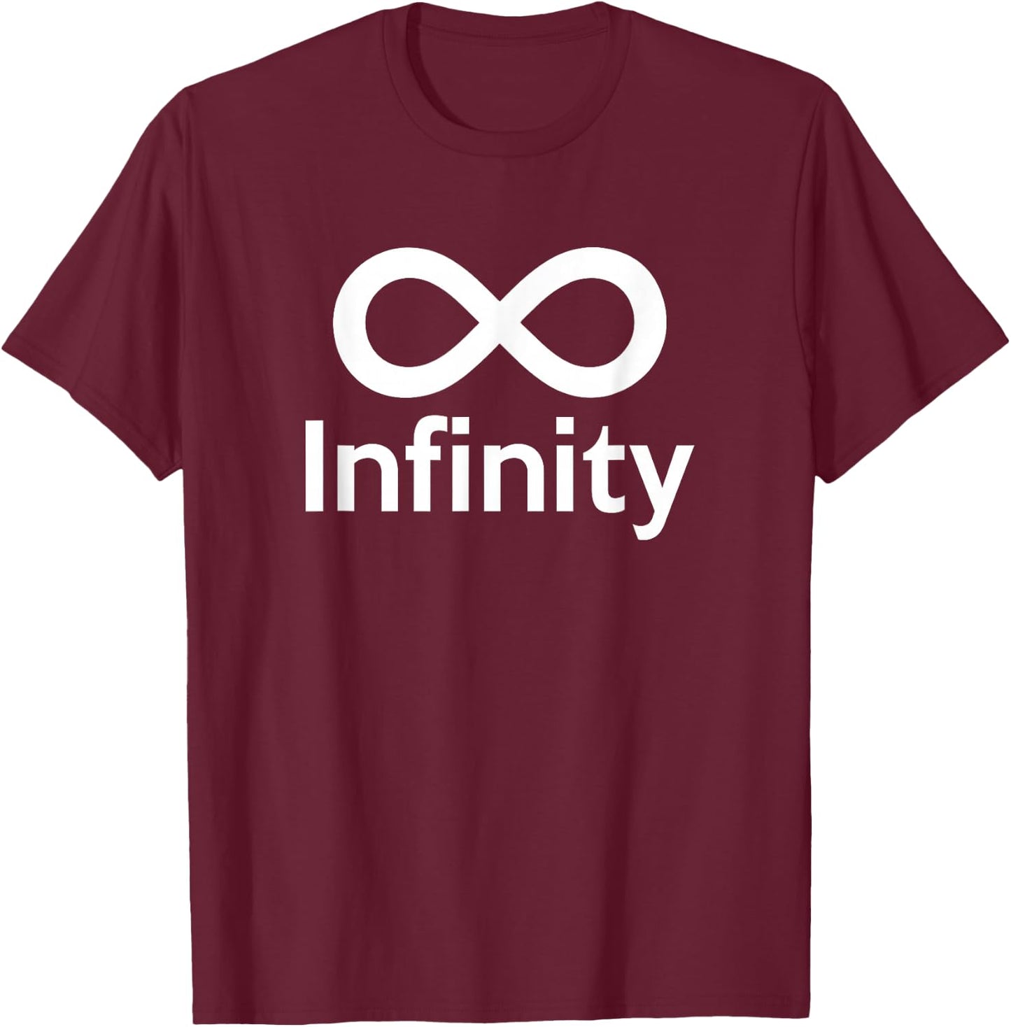 Infinity Logo T-Shirt - T-Shirt | Maroon