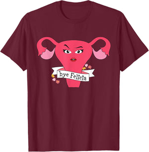 Hysterectomy Support And Uterine Operation Survivor T-Shirt - T-Shirt | Maroon