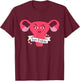 Hysterectomy Support And Uterine Operation Survivor T-Shirt - T-Shirt | Maroon