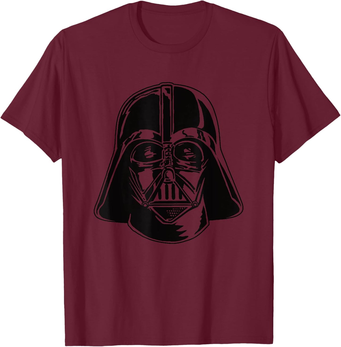 Star Wars Classic Darth Vader Dark Side Helmet T-Shirt - T-Shirt | Maroon