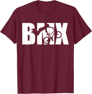 BMX Rider T-Shirt - T-Shirt | Maroon