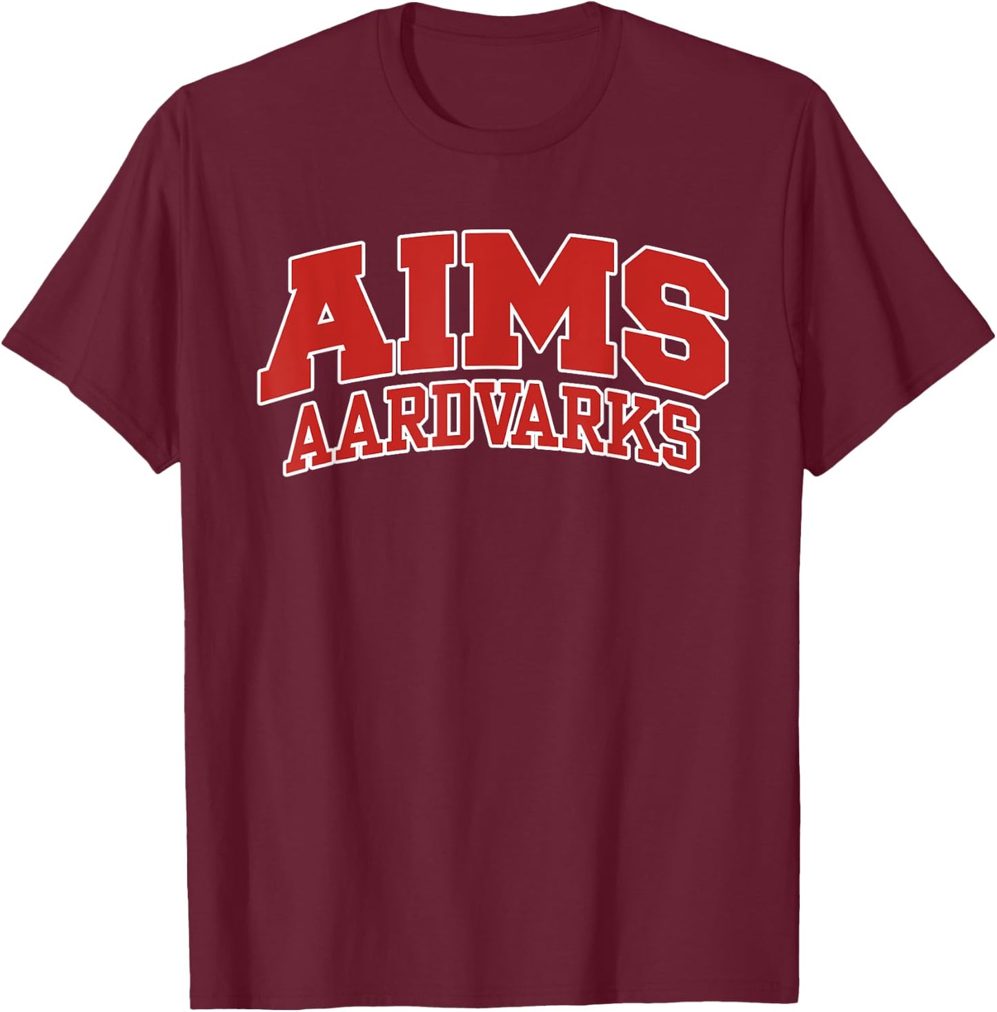 Aims Community College Aardvarks Apparel Sports Fan T-Shirt - T-Shirt | Maroon