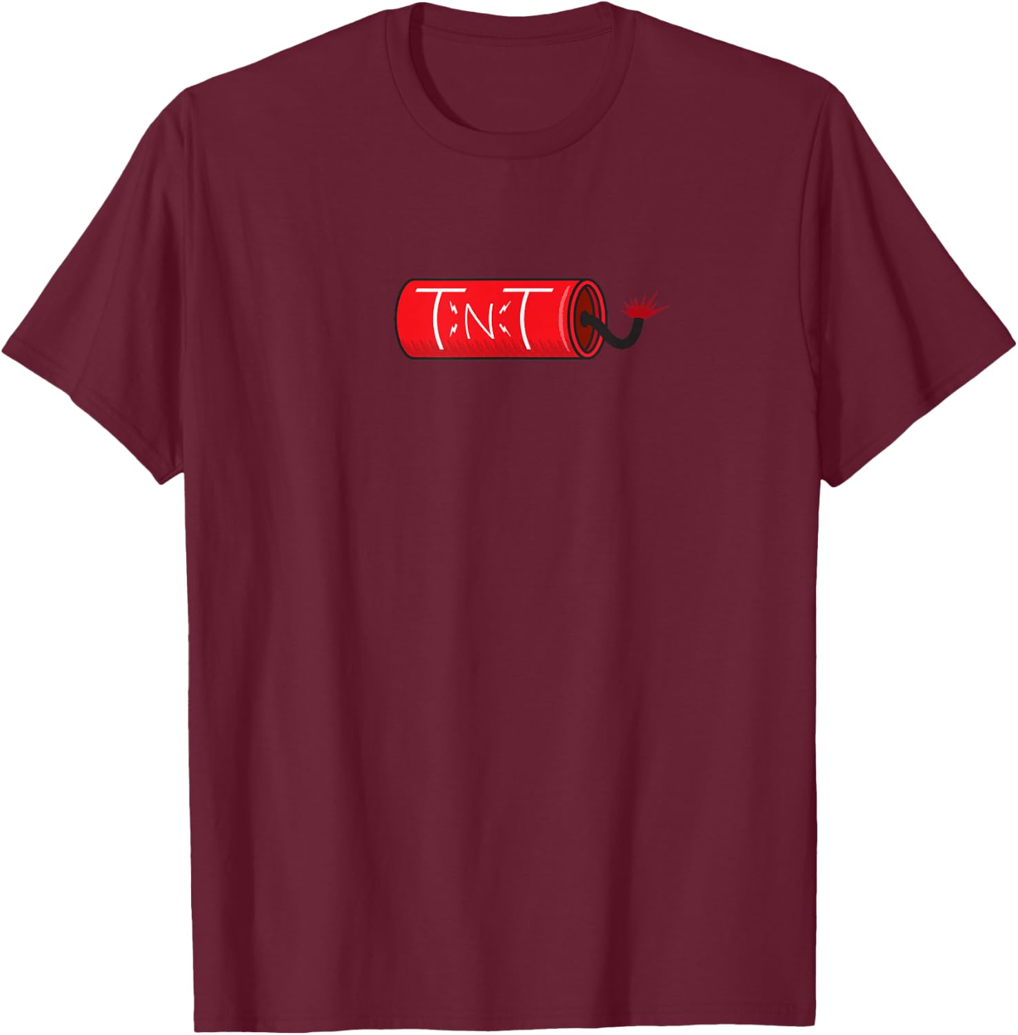 TNT - Lit Fuse T-Shirt - T-Shirt | Maroon