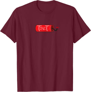 TNT - Lit Fuse T-Shirt - T-Shirt | Maroon