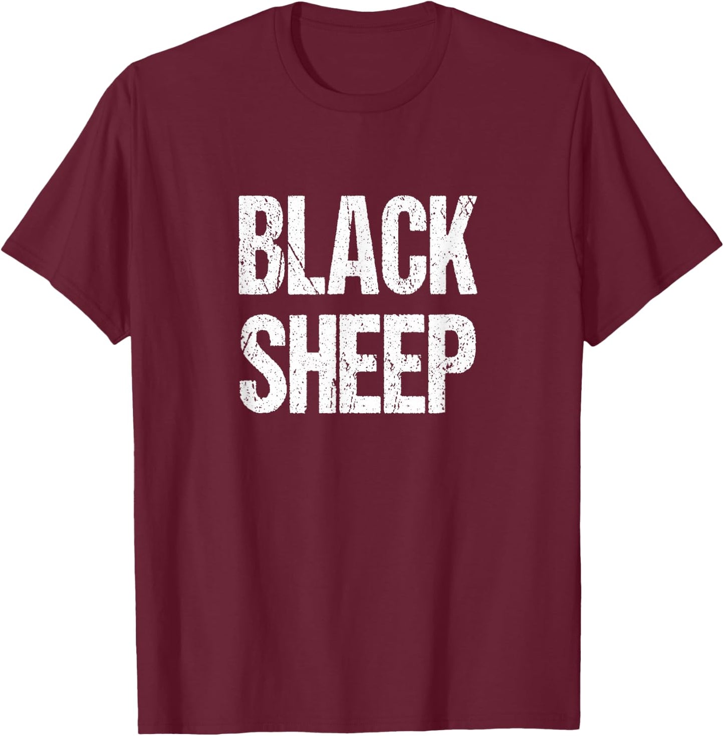 Trendy Black Sheep Outcast T-Shirt - T-Shirt | Maroon