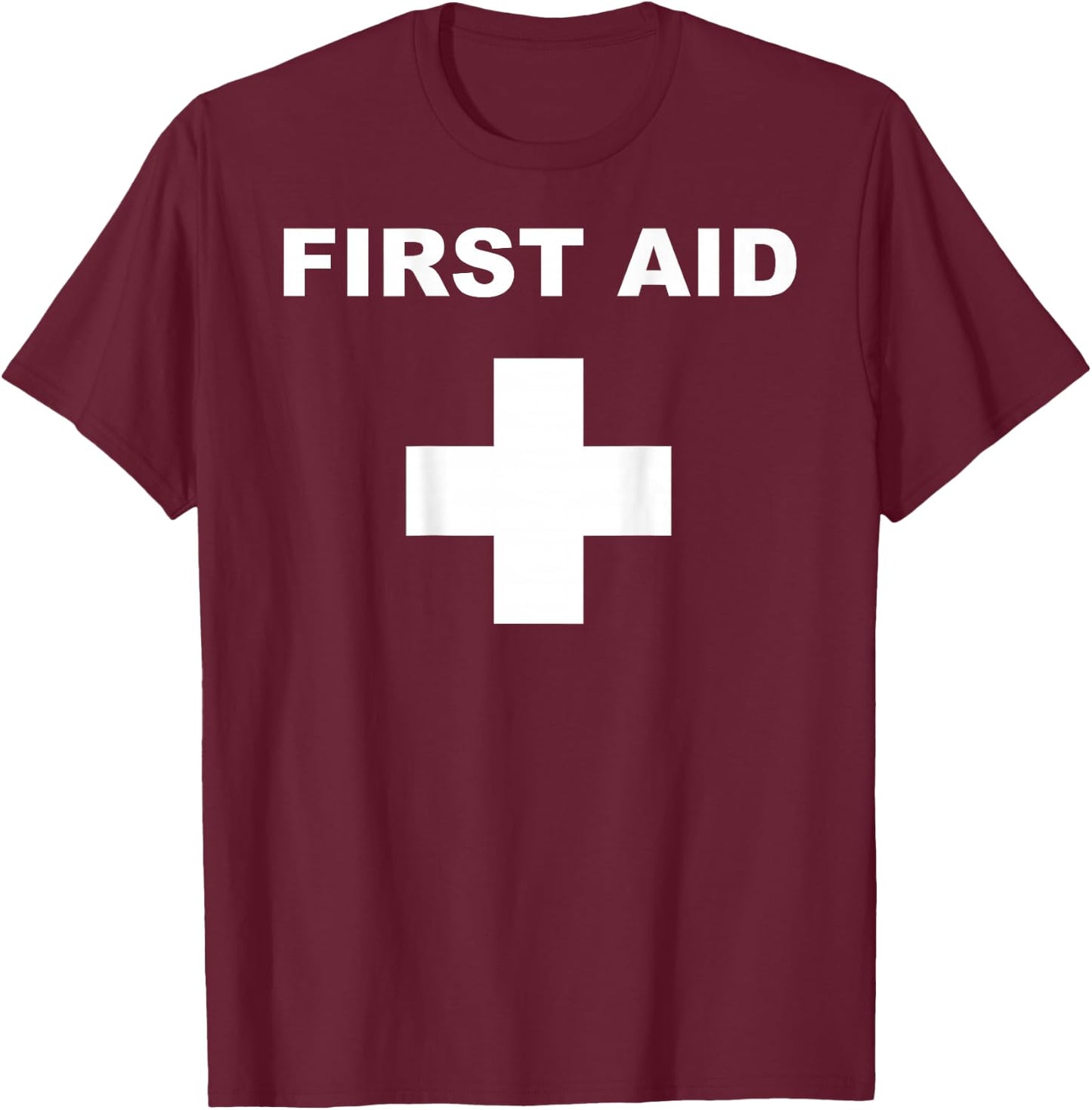 First Aid Shirt T-Shirt - T-Shirt | Maroon