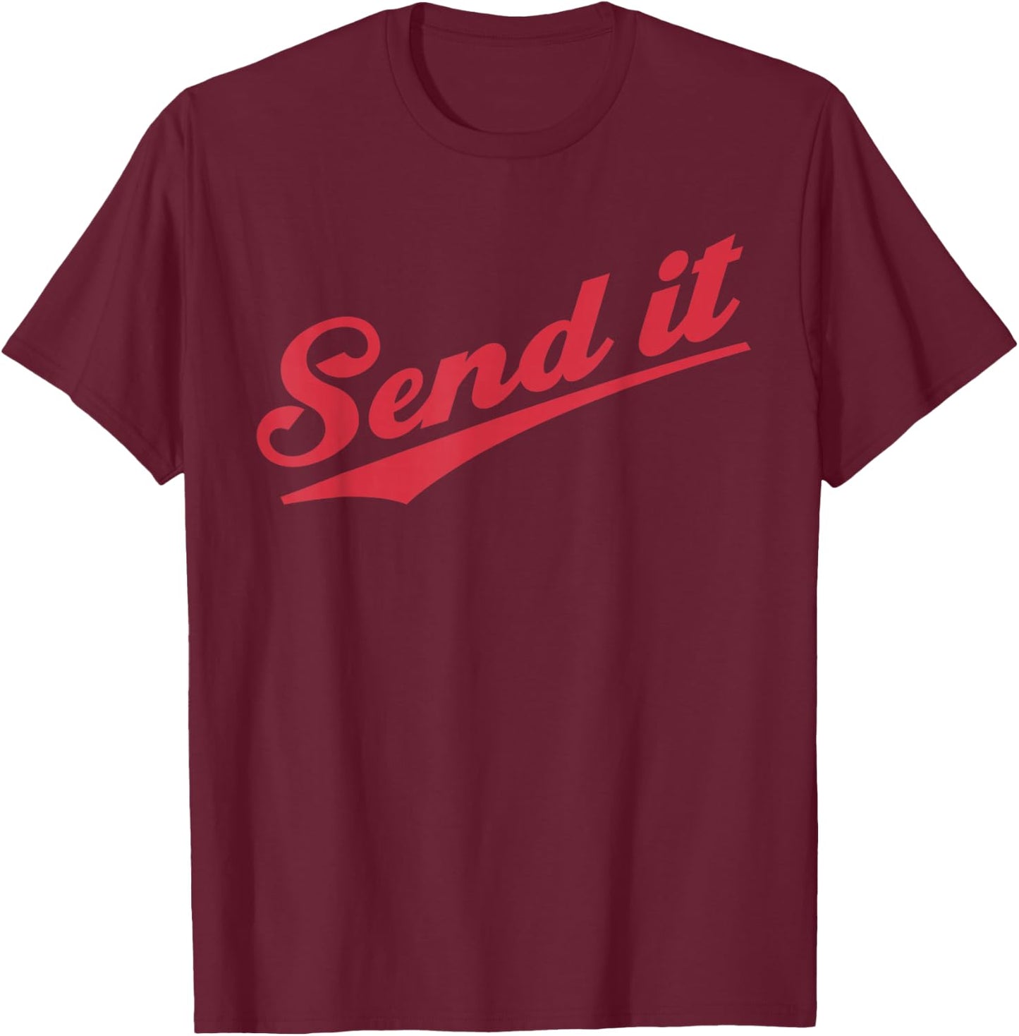 Send it Beer T-Shirt - T-Shirt | Maroon