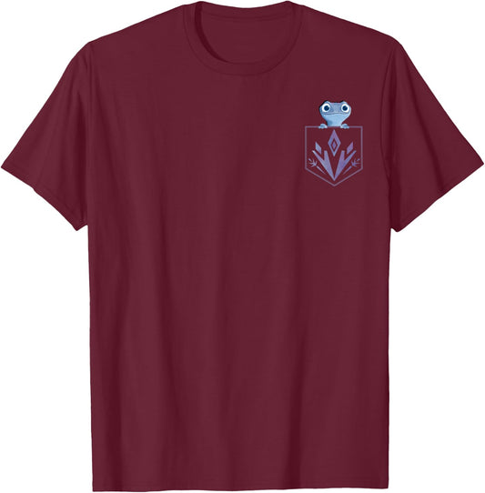 Disney Frozen 2 Bruni Pocket T-Shirt - T-Shirt | Maroon