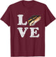 I Love my Ball Python | Pet Snake Lovers Gift T-Shirt - T-Shirt | Maroon