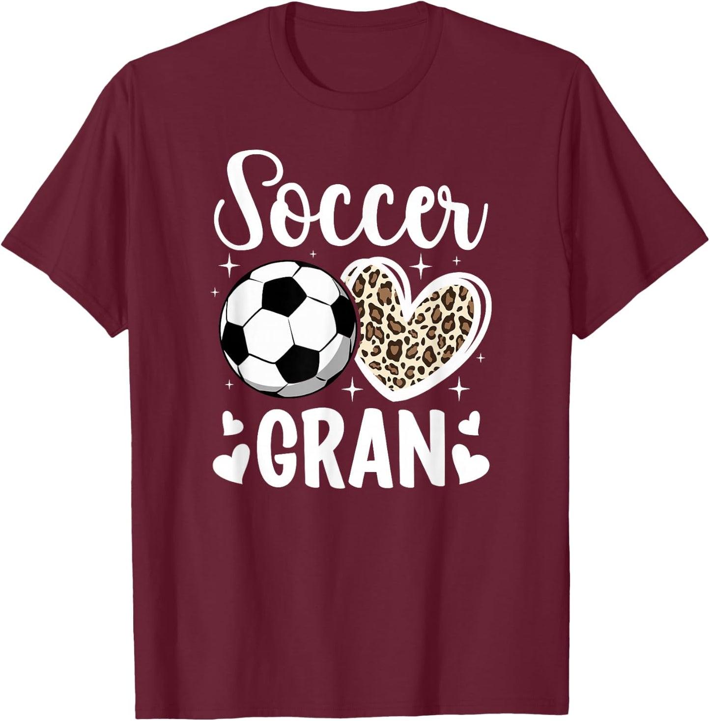 Soccer Gran Grandma Gran Of A Soccer Player Gran T-Shirt - T-Shirt | Maroon