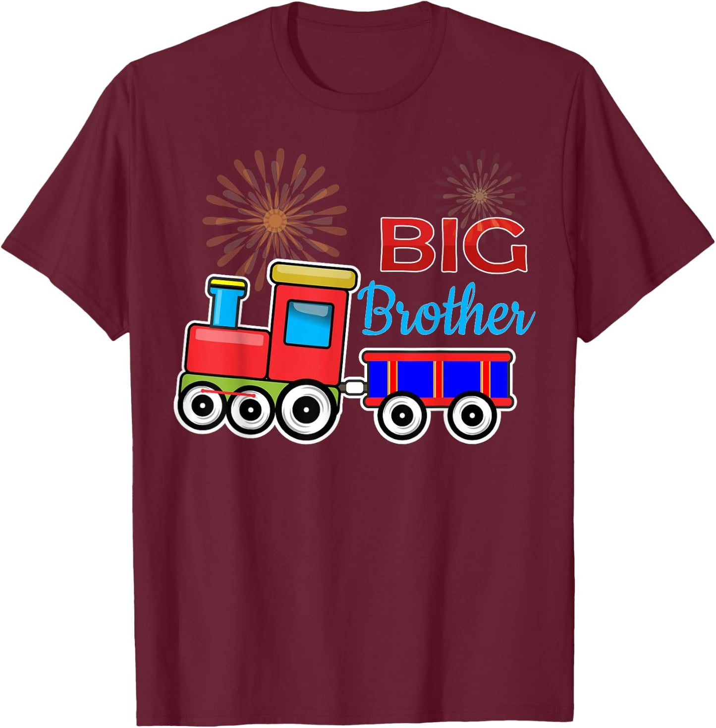 Big Brother Train Toddler/ infant Kids T-Shirt - T-Shirt | Maroon