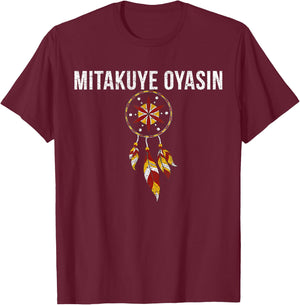 Native American Pride I Lakota Tribe Teton Sioux Nation T-Shirt - T-Shirt | Maroon
