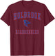 Holbrook High School Roadrunners C1 T-Shirt - T-Shirt | Maroon