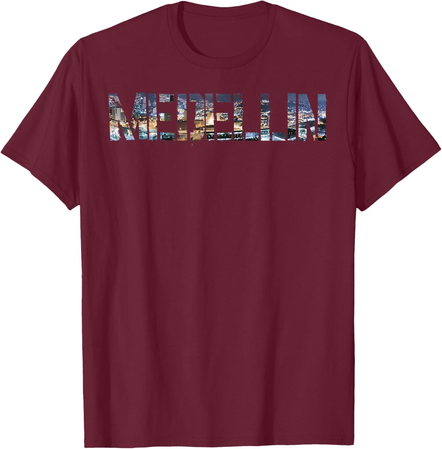 Medellin Colombia t shirt T-Shirt - T-Shirt | Maroon
