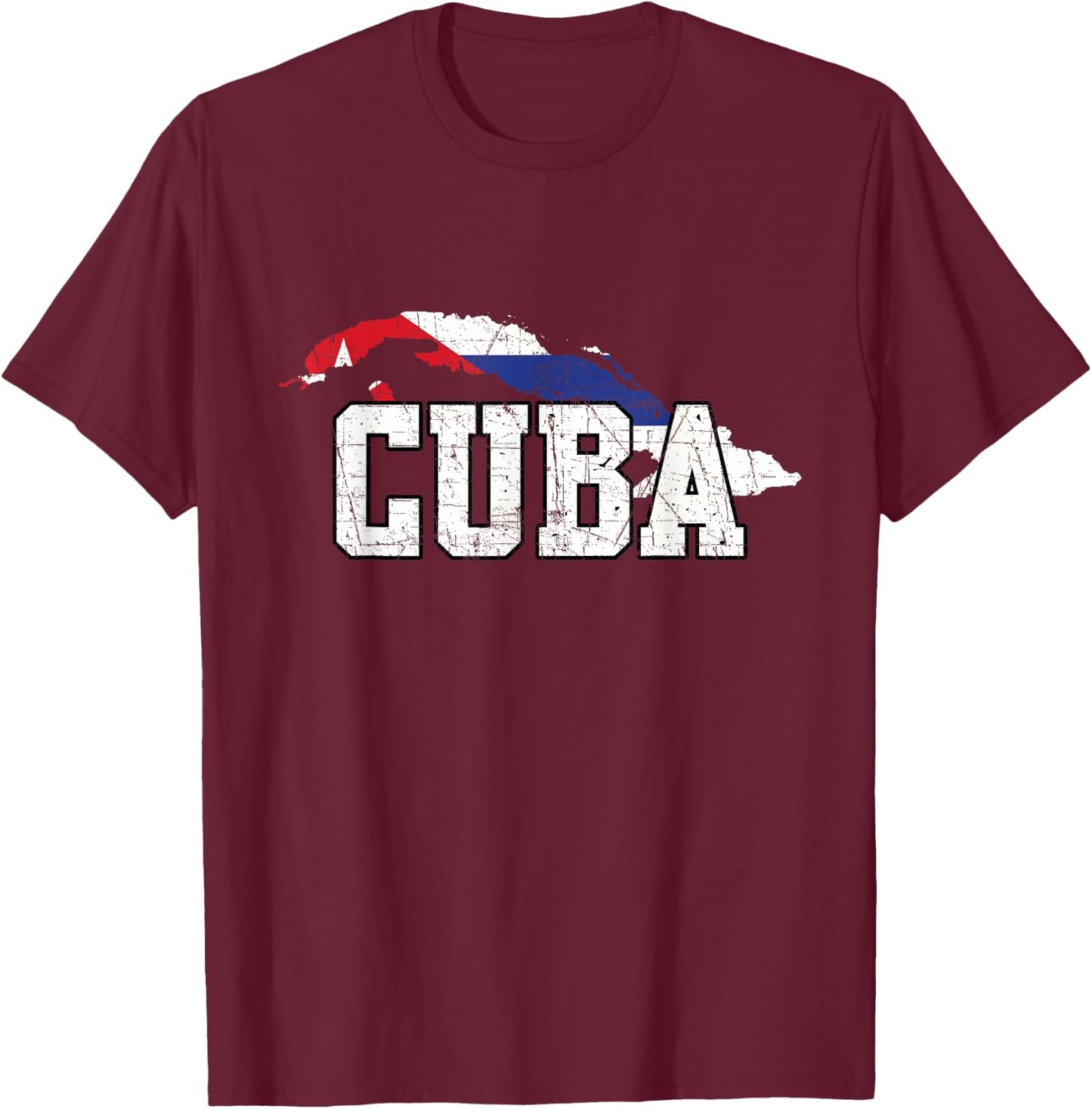 Cuba Gift Men Women Hispanic Heritage Month Cubanite Cuban T-Shirt - T-Shirt | Maroon