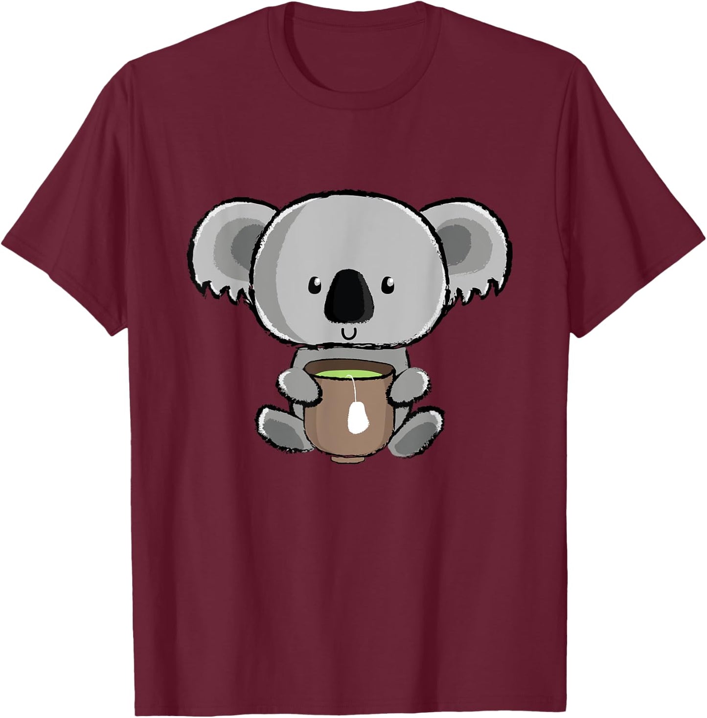 My Jokes Are Koala Tea Funny Pun Koala Bear Tea Mug Koalas T-Shirt - T-Shirt | Maroon