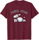 Poodle Power I Dogs Gift Women Kids Men T-Shirt - T-Shirt | Maroon