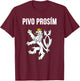 Beer Please in Czech Shirt Funny Czech Republic Souvenir T-Shirt - T-Shirt | Maroon