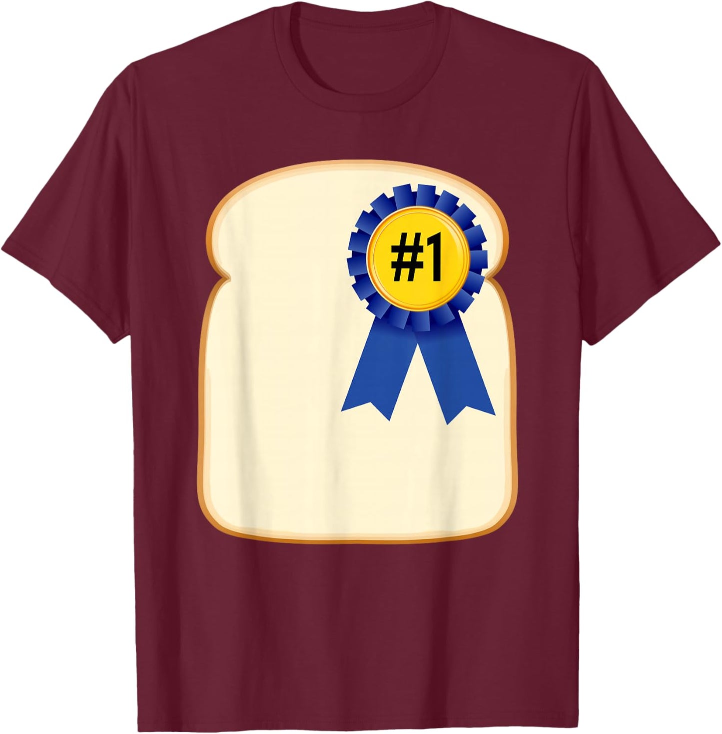 Fathers Day Funny Dad Bread Winner Pun Gag T-Shirt - T-Shirt | Maroon