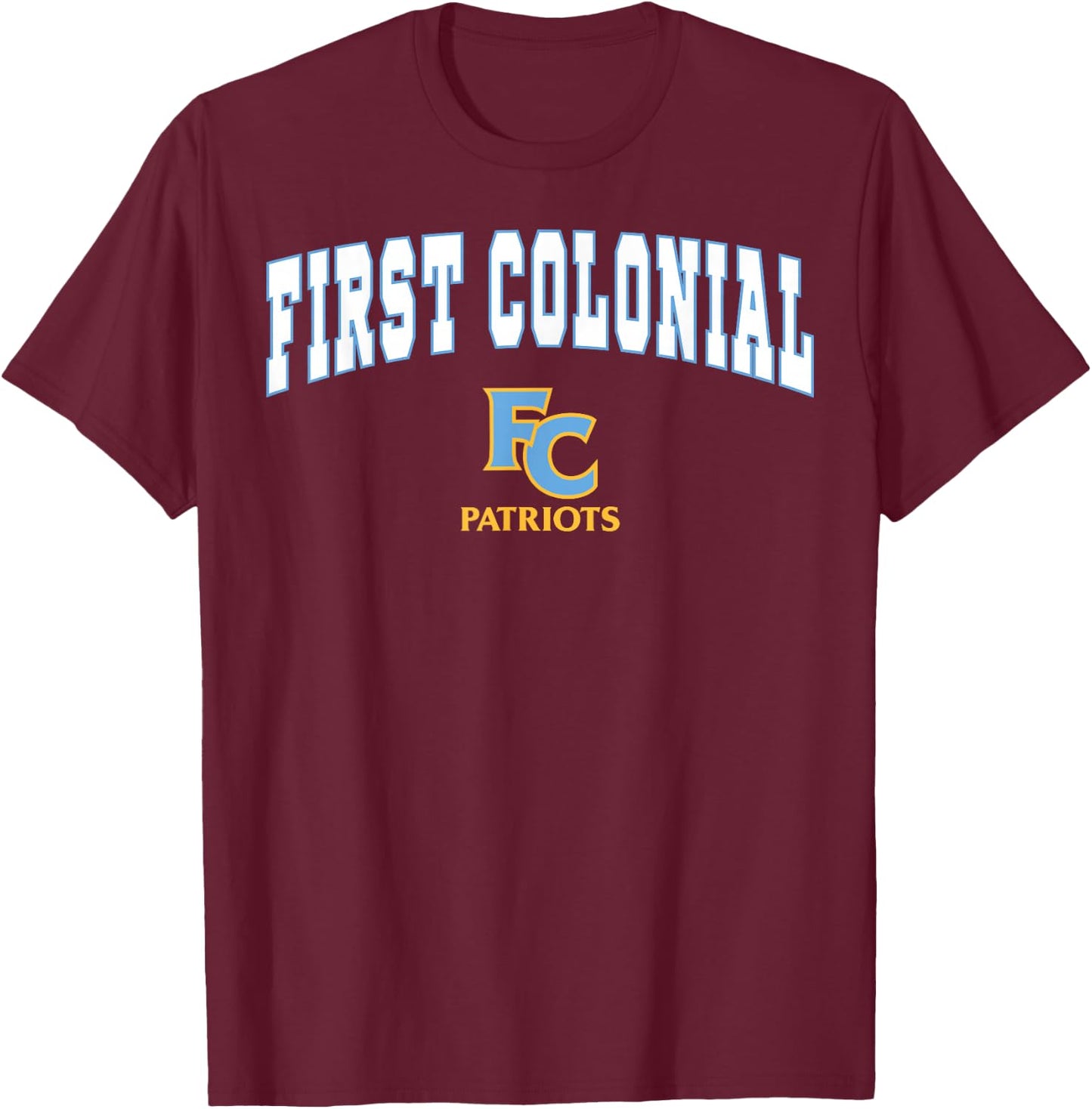 First Colonial High School Patriots C2 T-Shirt - T-Shirt | Maroon