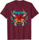 JCombs: Virginia Beach, VA, Blue Crab T-Shirt - T-Shirt | Maroon