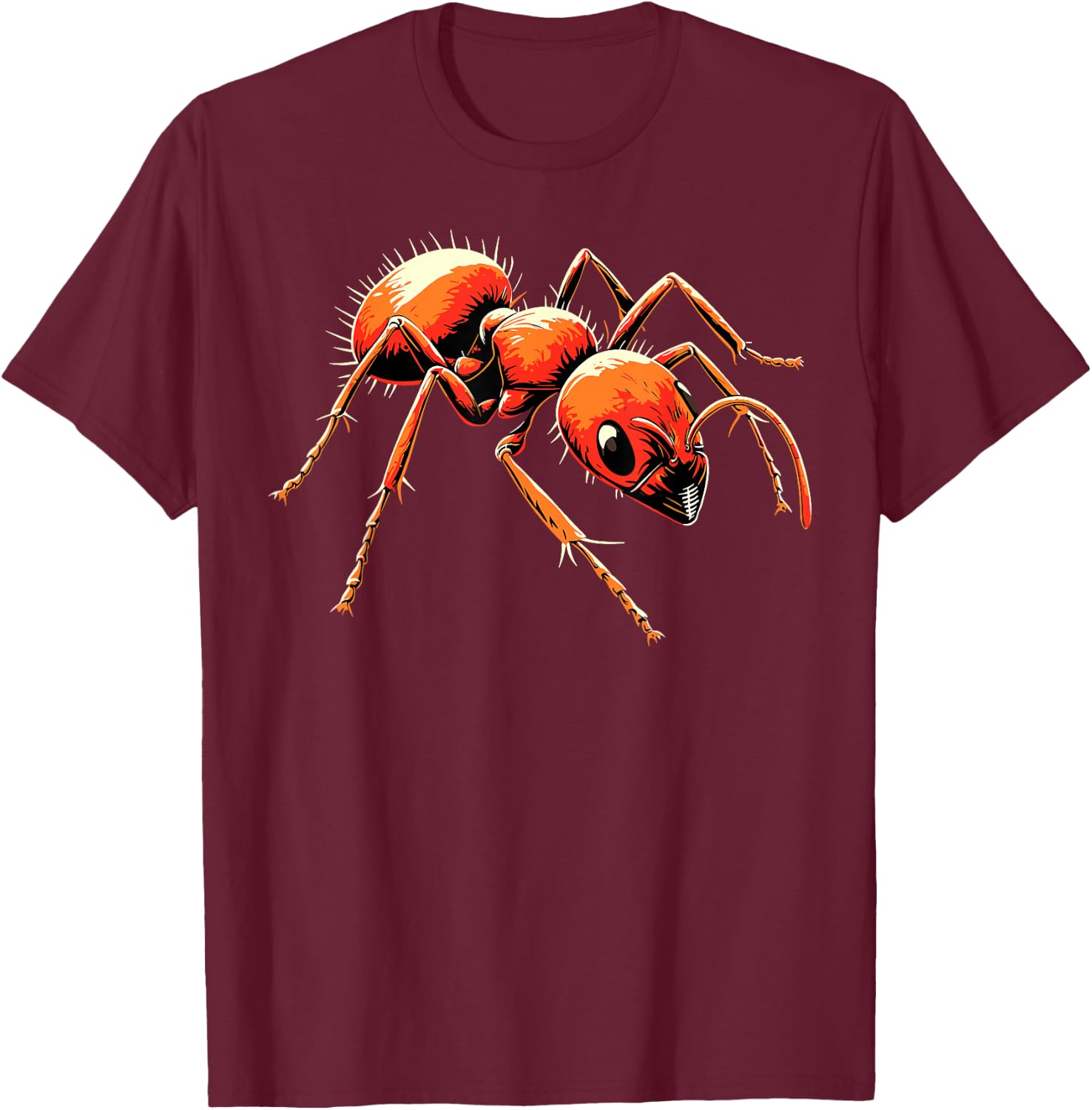 Ant Fire Ants Forest Ants Insect I Love Small Cute Ants T-Shirt - T-Shirt | Maroon