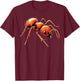 Ant Fire Ants Forest Ants Insect I Love Small Cute Ants T-Shirt - T-Shirt | Maroon