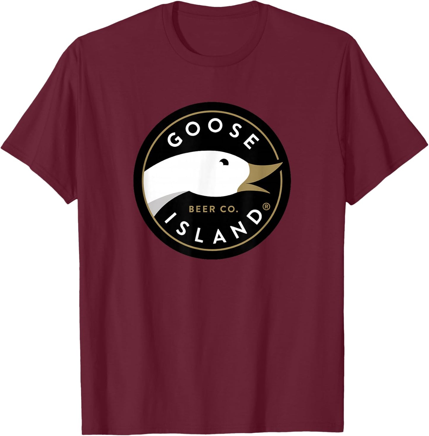 Goose Island Logo T-Shirt - T-Shirt | Maroon