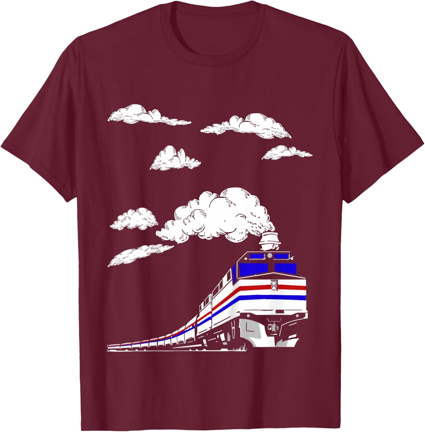 Super Fun Youth Train for Kids,Children,Boys,Girls T-Shirt - T-Shirt | Maroon