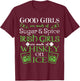 Irish Girls are Whiskey on Ice St. Patrick's Day T-Shirt - T-Shirt | Maroon
