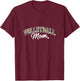 Camo Volleyball Mom Shirt Funny Sports Parent T-Shirt - T-Shirt | Maroon