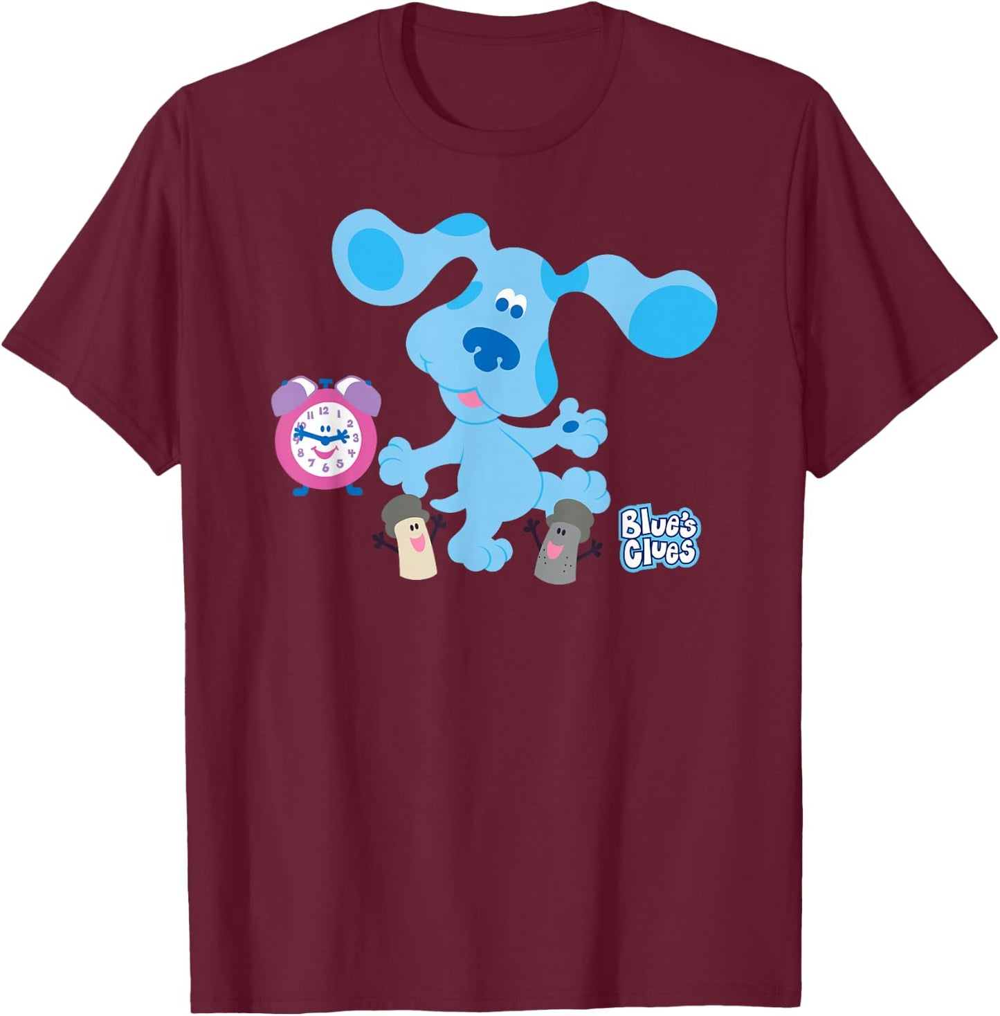 Blues Clues - Classic Blues Group T-Shirt - T-Shirt | Maroon