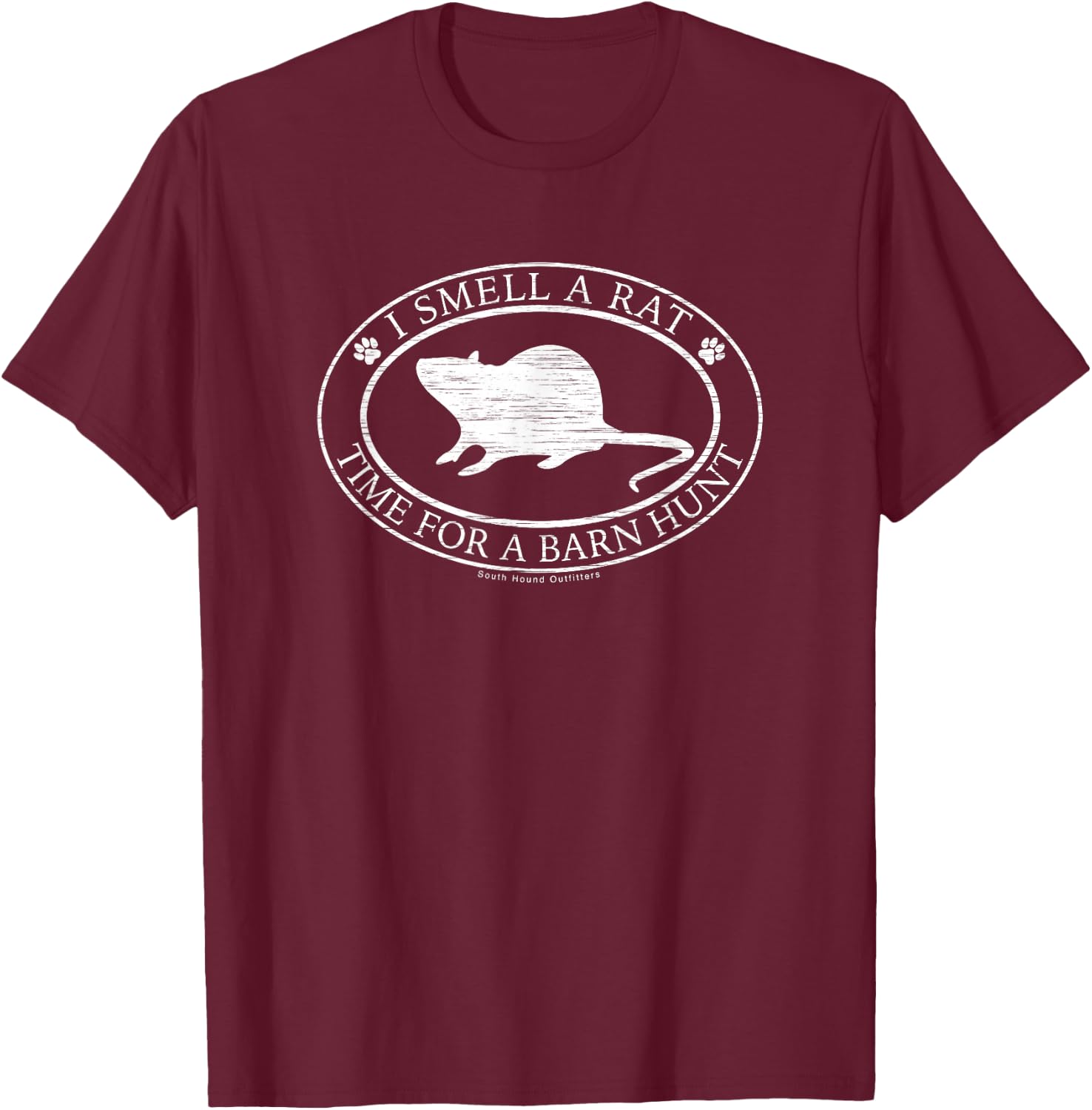 I Smell A Rat, Barn Hunt T-Shirt - T-Shirt | Maroon