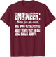 Engineer One Who Gets Excited About Things Nobody Cares T-Shirt - T-Shirt | Maroon