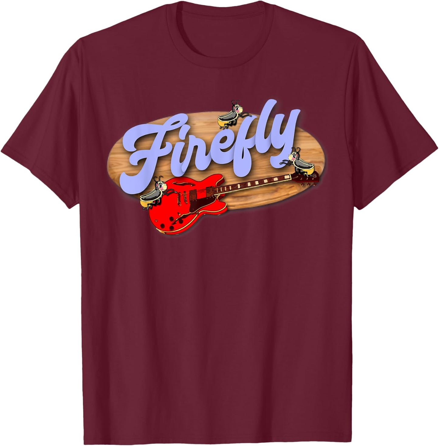 Firefly Guitars T-Shirt - T-Shirt | Maroon