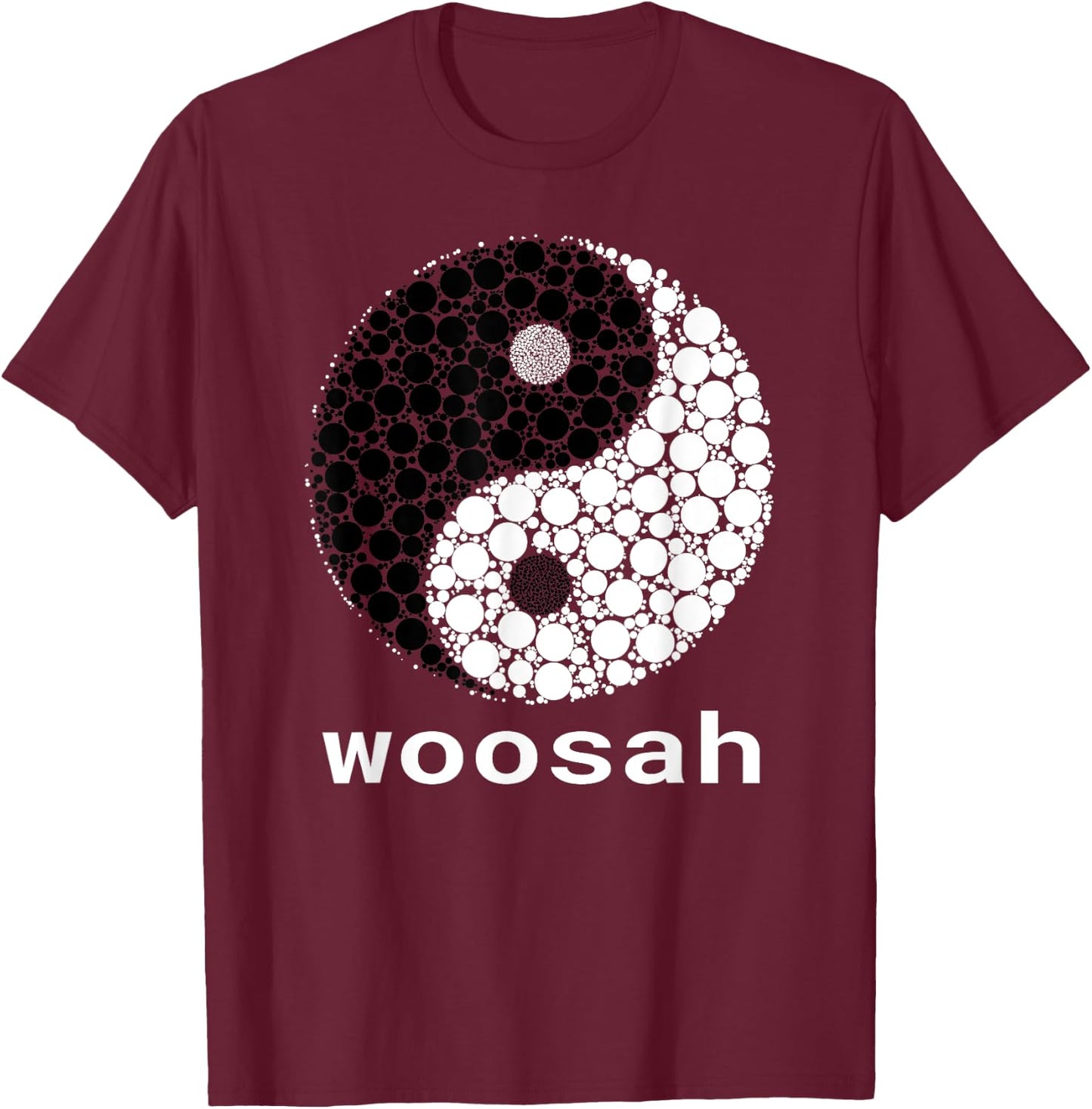 Woosah Calm Yoga Exhale Shirt T-Shirt - T-Shirt | Maroon