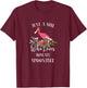 Bird Lover Just a Girl Who Loves Roseate spoonbill Gift T-Shirt - T-Shirt | Maroon