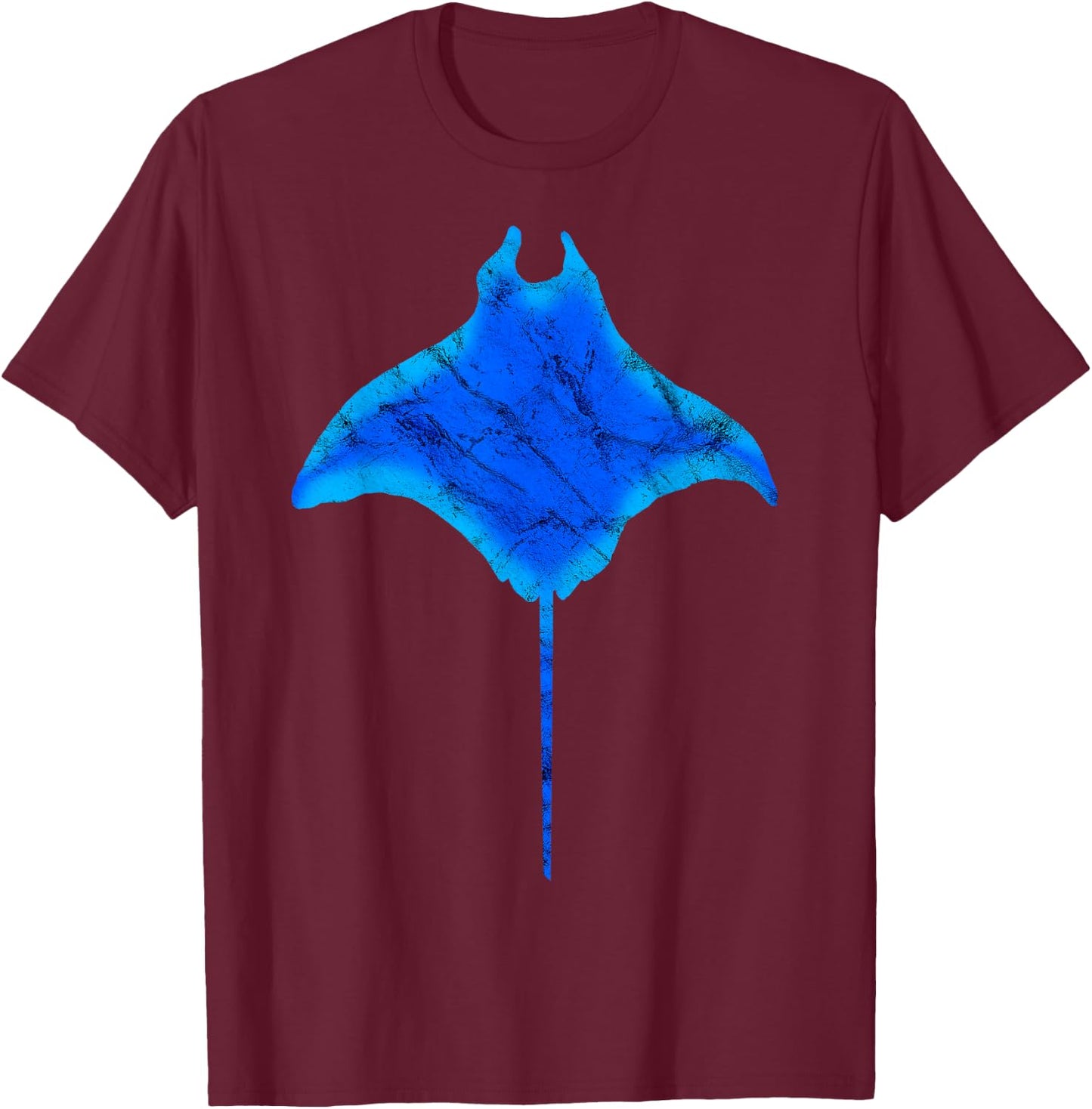 Stingray Manta Ray Shark Fishing Ocean Sea Creatures T-Shirt - T-Shirt | Maroon