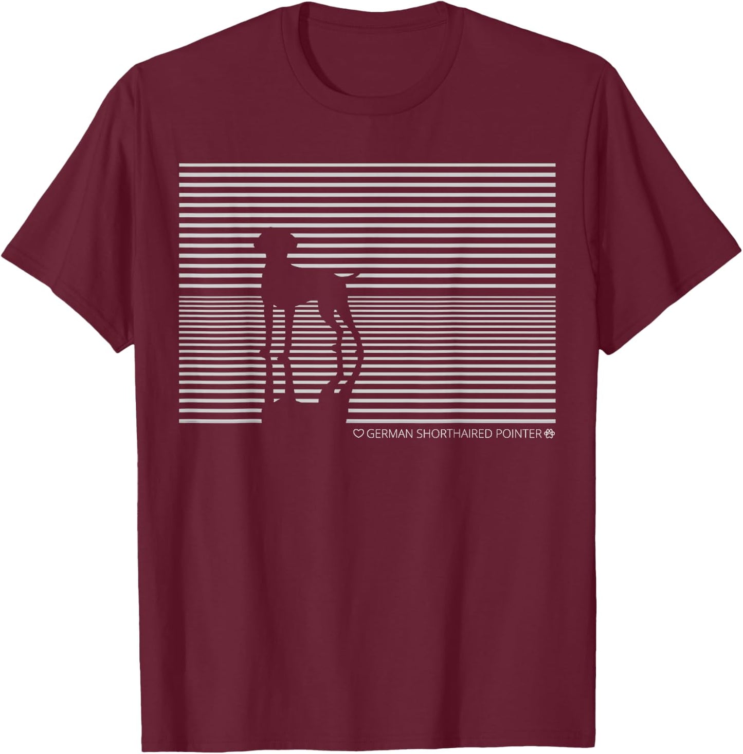 German Shorthaired Pointer T-Shirt - T-Shirt | Maroon