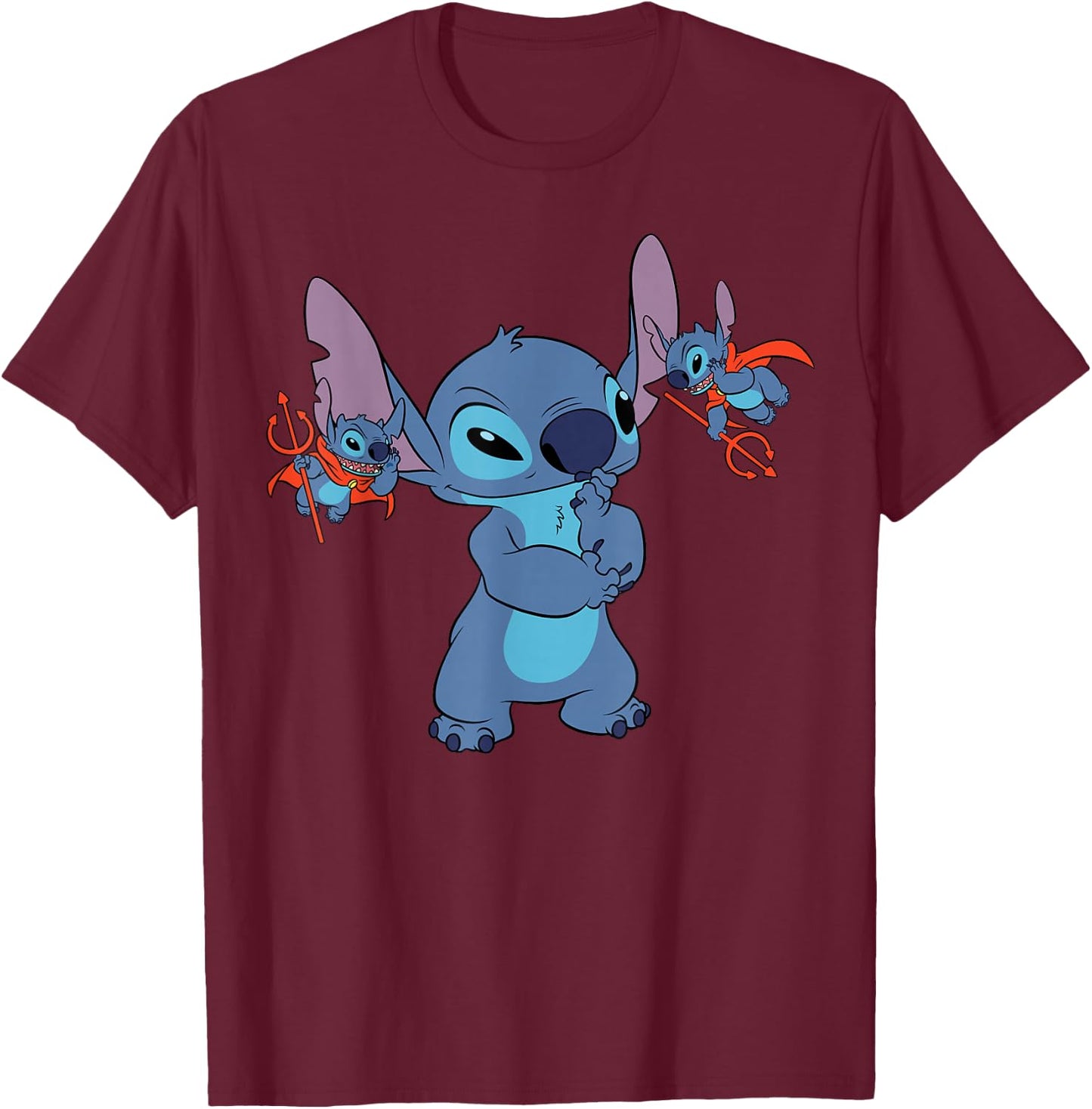Lilo & Stitch - All Bad T-Shirt - T-Shirt | Maroon