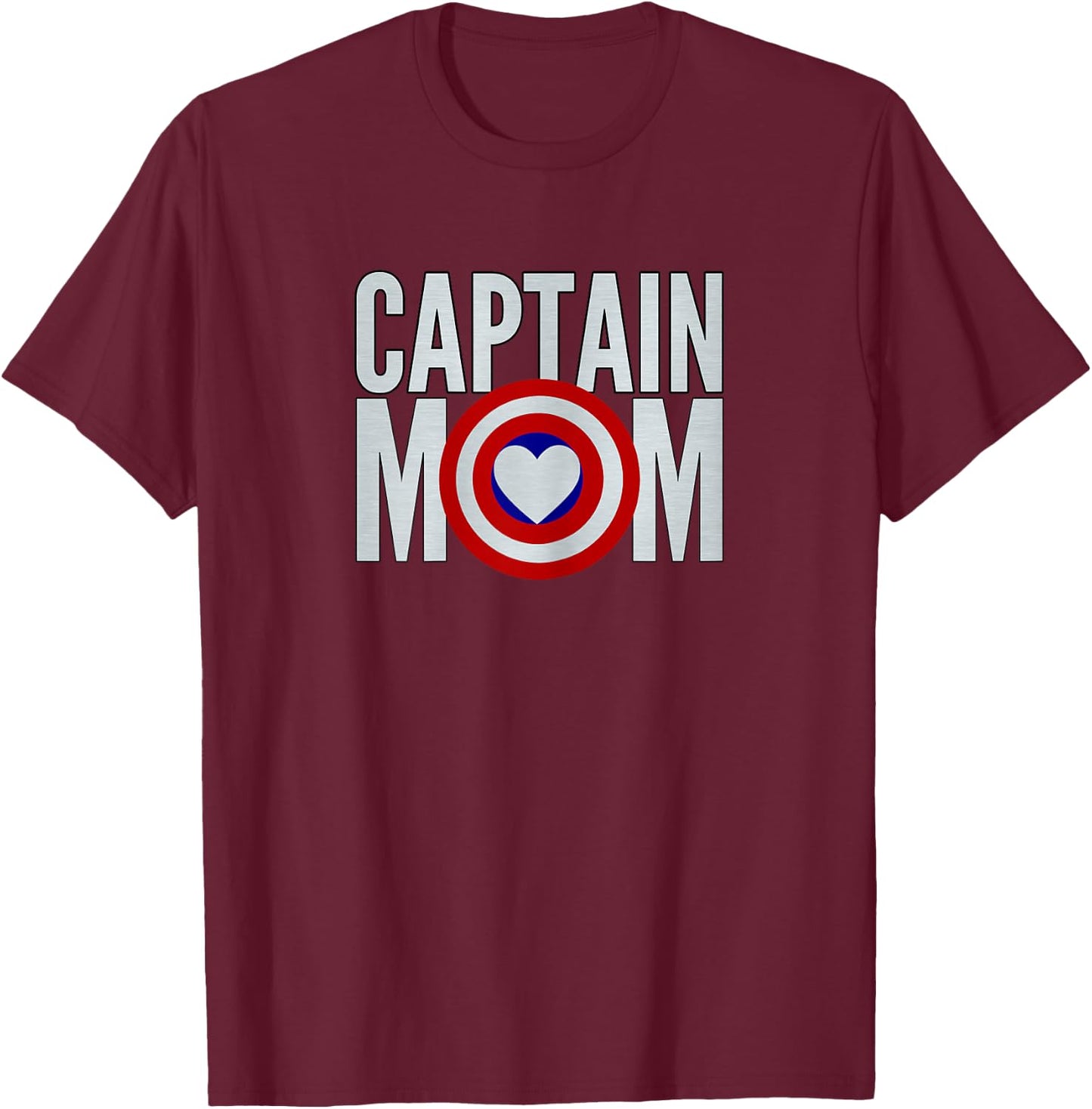 Christmas Mother's Day Mom's Birthday Superhero T-Shirt - T-Shirt | Maroon